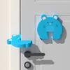 EVA Baby Safety Door Stop Finger Protector Door Clip New Furniture Protection Card  Door