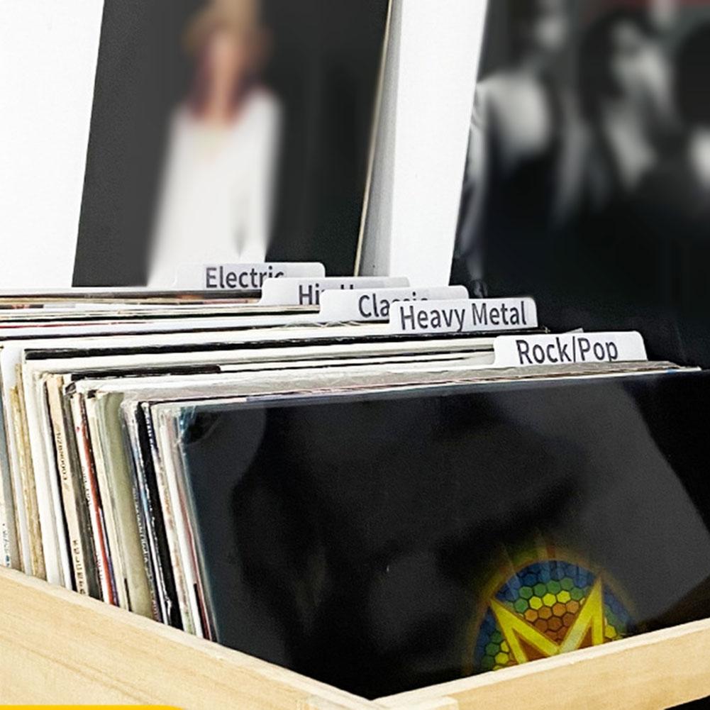 5 PCS Classification Card Alphabet Index Cards Record Divider For Record CD