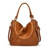 Fashion Women's Soft Leather Large-capacity Shoulder Handbags Hobo Bags Tote Bag