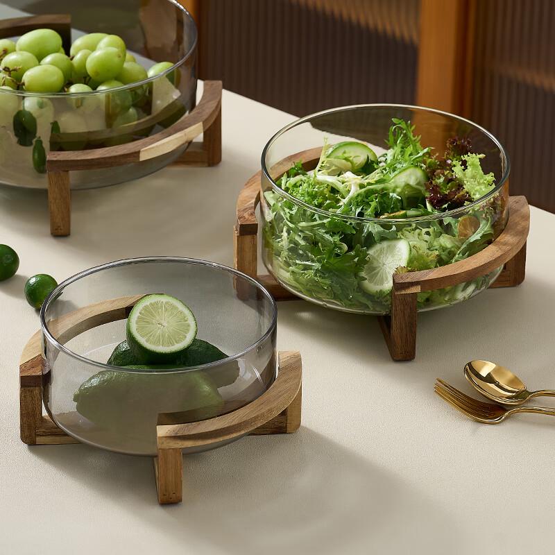Luxuriöse Moderne Glas Obst- & Snackplatte