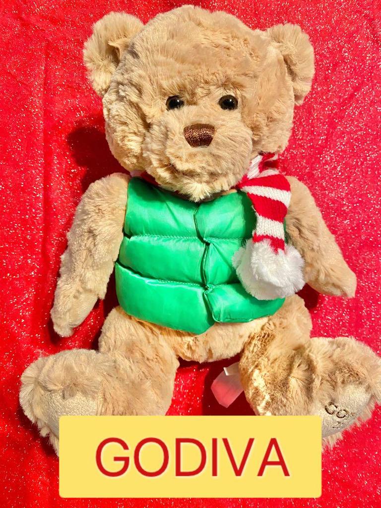 [USED] GODIVA Teddy Bear 2016 Christmas (Excellent Condition)