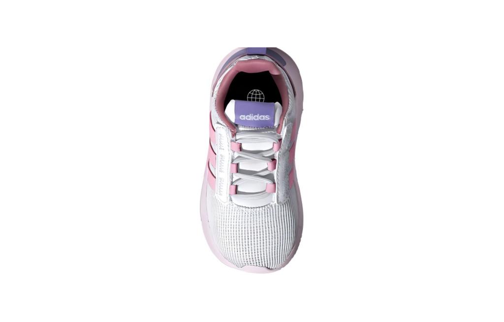 adidas Neo Racer TR21 Comfortable Slip Resistant Abrasion Resistant Low Top Toddler Shoes Pink Baby GZ3365
