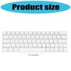 64Pcs PBT Blank DIY Keycap Mechanical Keyboards Original Profile No Print White Keycap Set for MX Switches