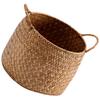 Woven Storage Box Japanese Style Woven Sundries Basket Cosmetics Organizer Box Woven Flower Basket