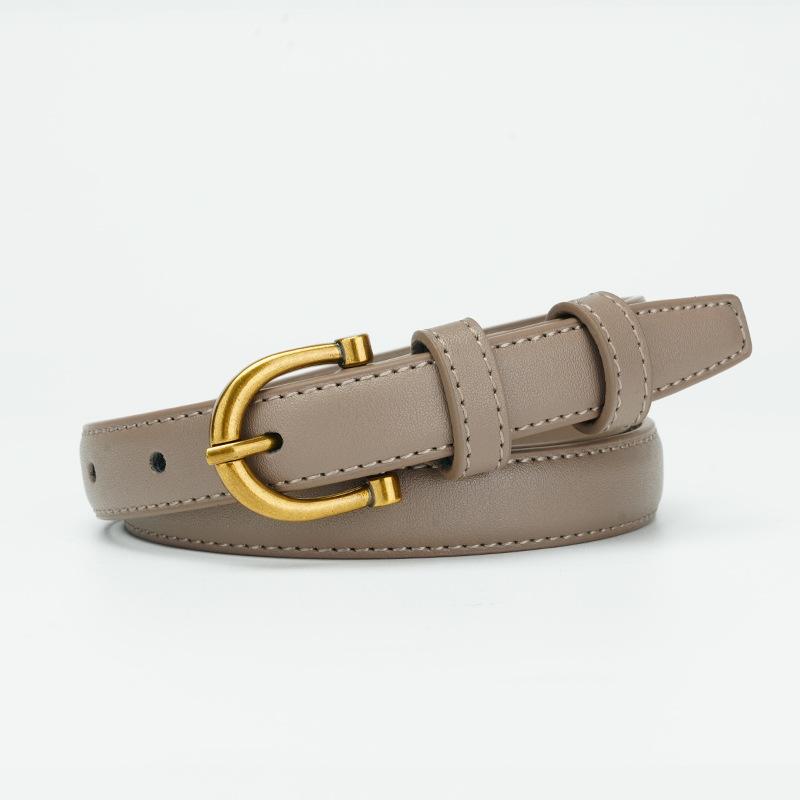 Women's Belt Korean Style Versatile Trendy Belt Jeans Fashionable Simple Skirt Belt Decorative Pin Buckle Belt for Women