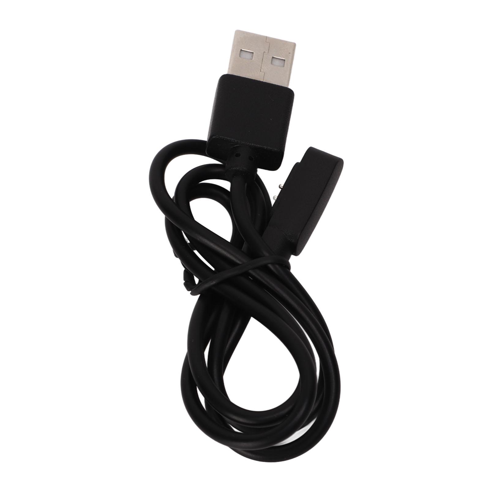 

Кабель для магнитной зарядки часов 2-контактный зарядник для смарт-часов для соковыжималки в форме чашки черный 2PWK2.59мм