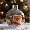 Handmade Glass Christmas Decorations Bird Acrylic Ornaments 2D Cardinals Animal Tree Elegant Decor Handcrafted Holiday Hanging for Home 3D Balls