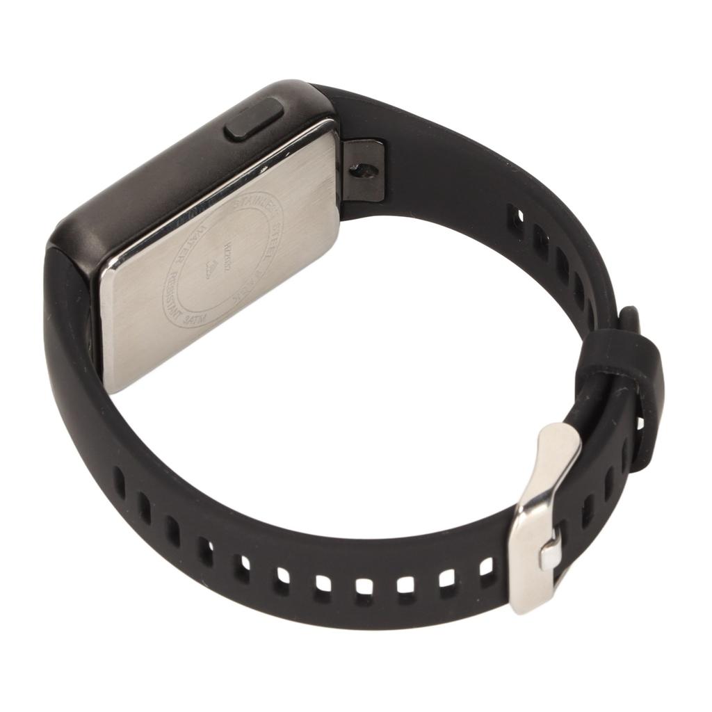 Smart Watch Alloy Silicone Glass 210mah 30m Waterproof LED Fitness Watch for Family Friendly