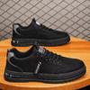 Herrenschuhe Freizeitschuhe Atmungsaktiv Arbeit Mode Sneaker Low Top Leder Ballerinas für Herren Formelle Kleidung Walking Büro Schuhe