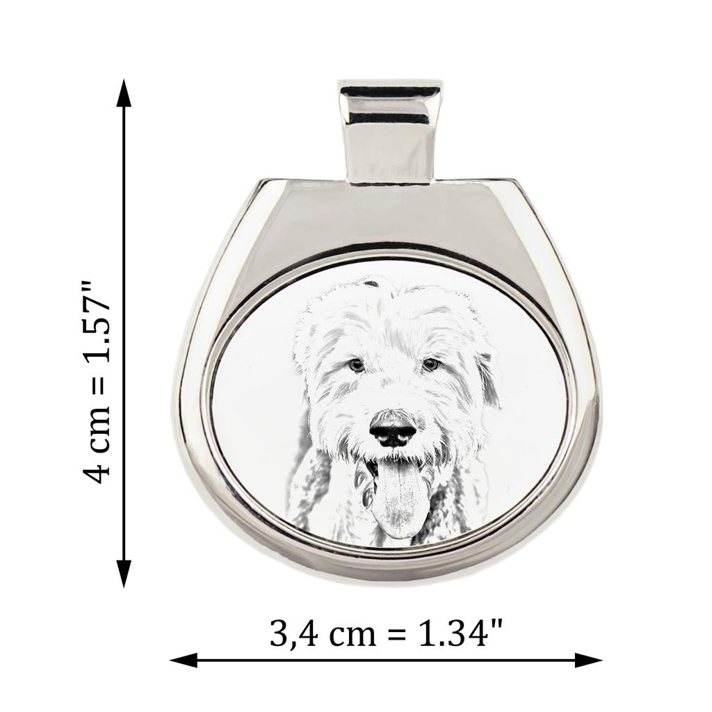Old English Sheepdog – Dog necklace, personalized pendant with a photo | Art-Dog
