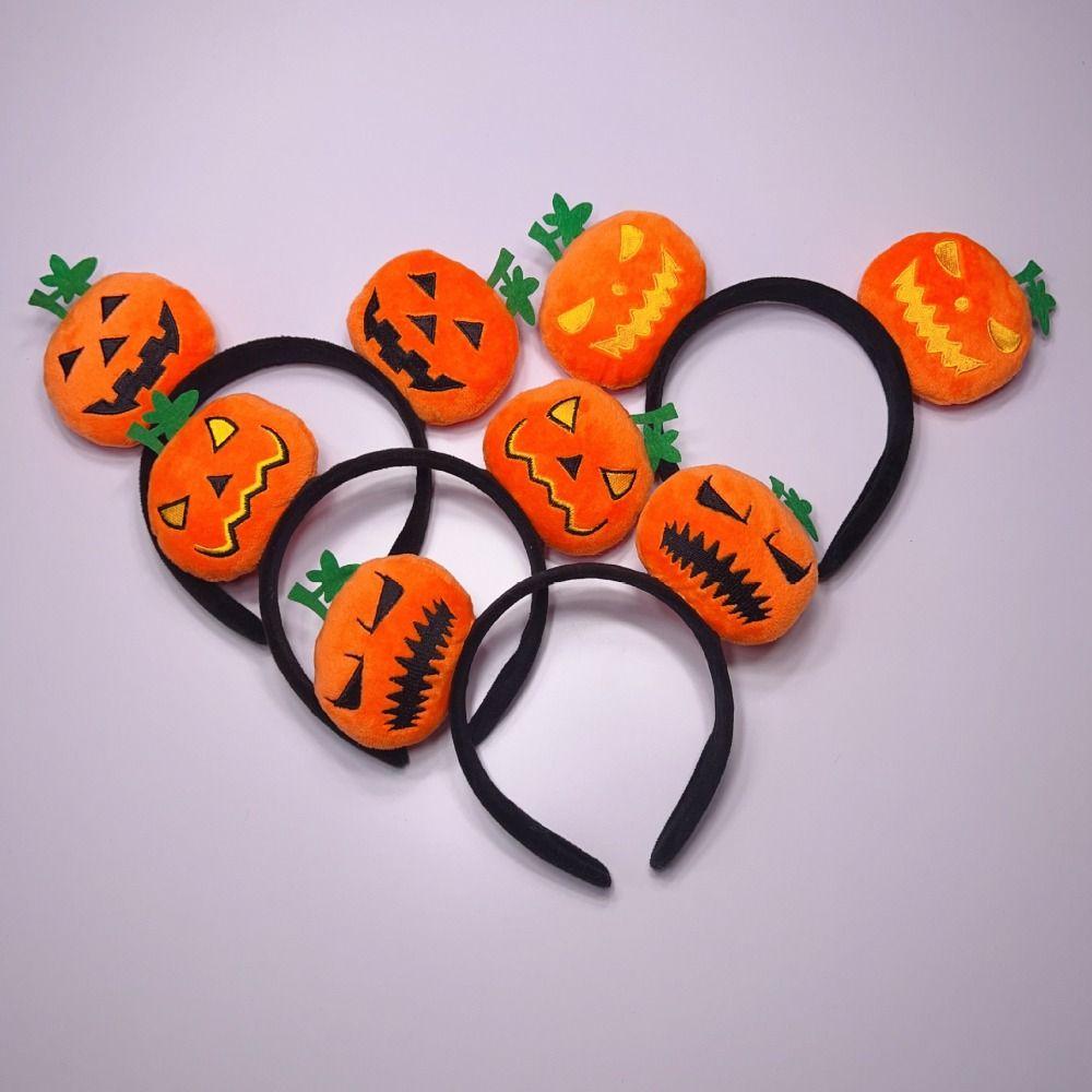 Lightweight Pumpkin Headband Cartoon Pumpkin Cartoon Hairband Festive Pumpkin Hairband for Cosplay