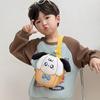 Playful Colorful And Eggshell Bag For Children With Puppy Motif In Pink Yellow Purple Blue And