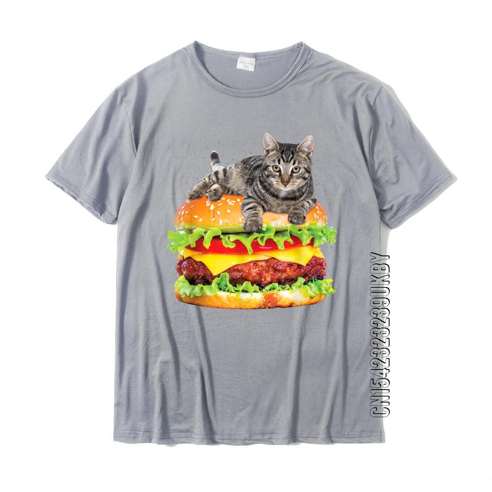Hamburger Weltraumkatze T-Shirt Lustiges Kätzchen Tee Von Zany Brainy Baumwolle Party Oberteile T-Shirt Verbreitet Herren Oberteil T-Shirts Modisch