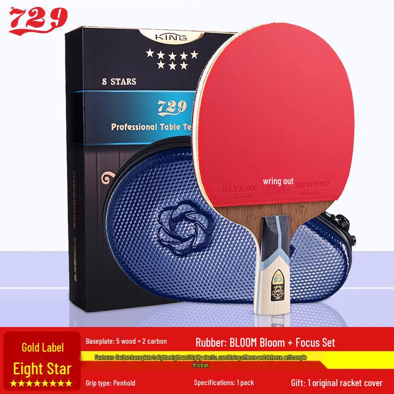 Genuine 729 Table Tennis Racket 123456789 - Beginner To Pro Level