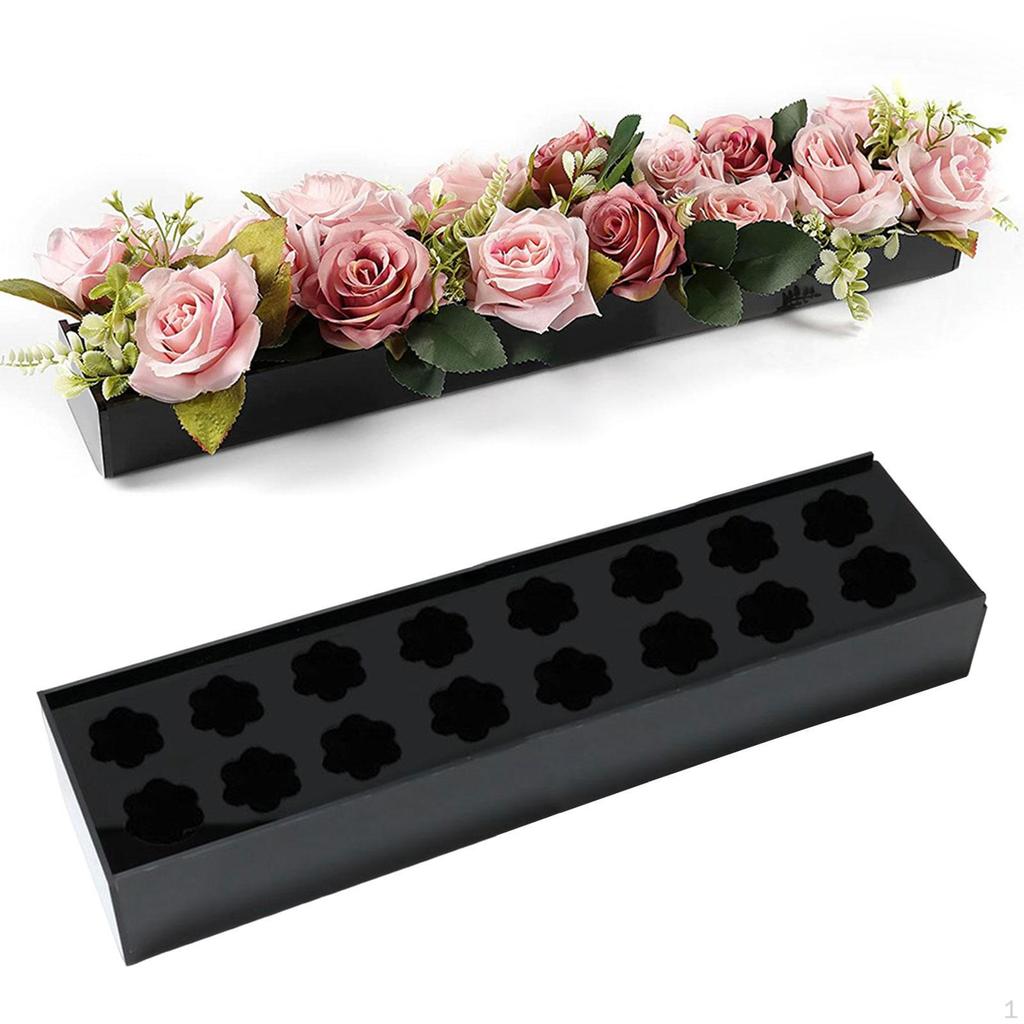 Contemporary Rectangular Vase for Elegant Flower Presentations