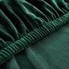 Thick Velvet Sofa Cover Solid Color Sofa Cushion Cover Elastic Slipcover All-inclusive Couch Cover Dining Room