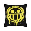Luffy Anime Square Pillow Case Cushion Covers Awesome Polyester Decorative Throw Pillow Case Cover for Home x