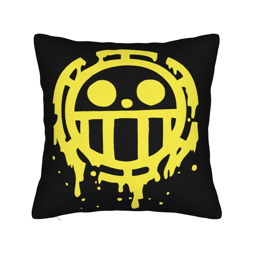 Luffy Anime Square Pillow Case Cushion Covers Awesome Polyester Decorative Throw Pillow Case Cover for Home x
