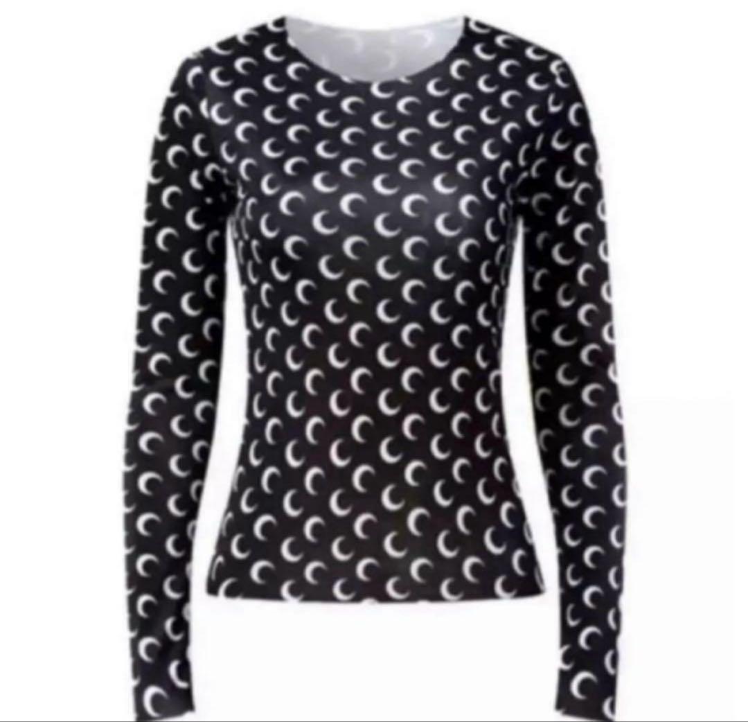 

[Б/У] Футболка MOON с принтом Last Moon из Кореи от Аи Накамати, доступна в размере 2XL