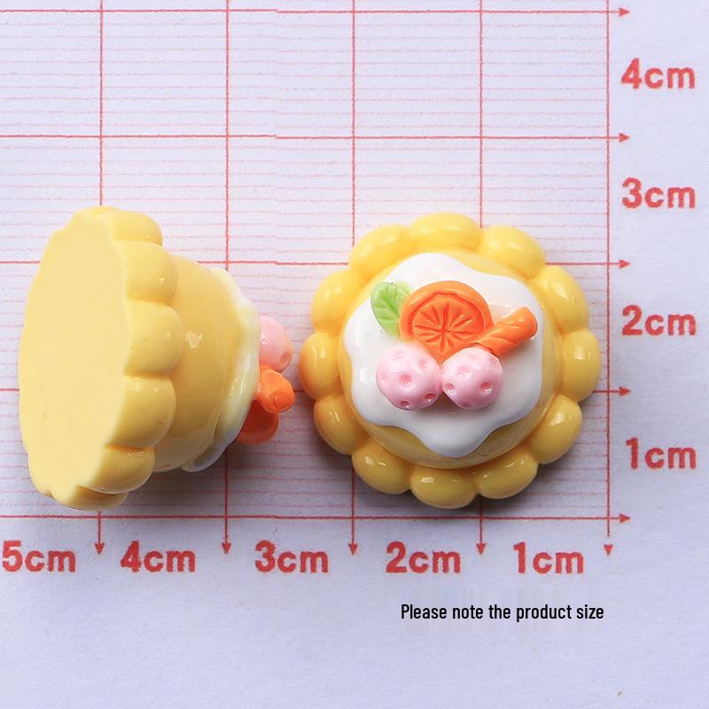 3D Fruit Cake DIY Cream Glue Resin Accessories for Phone Cases & Fridge Magnets