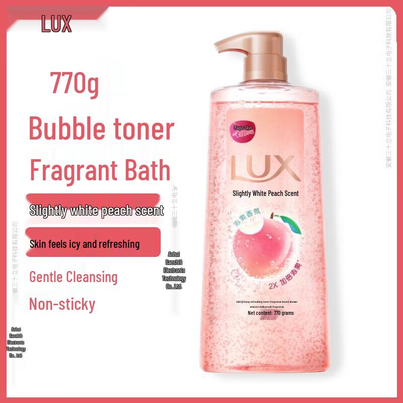 

Lux White Peach Bubble Shower Gel