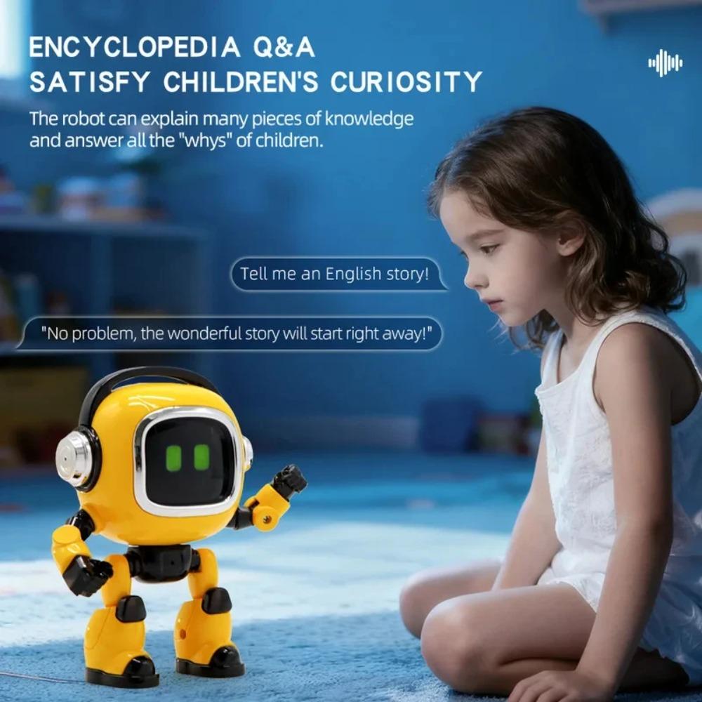 2026 Neuer KI-Sprachfernbedienungsroboter Intelligentes interaktives Spielzeug mit Sprachsteuerung Enzyklopädie Frage und Antwort Geschichtenerzählen