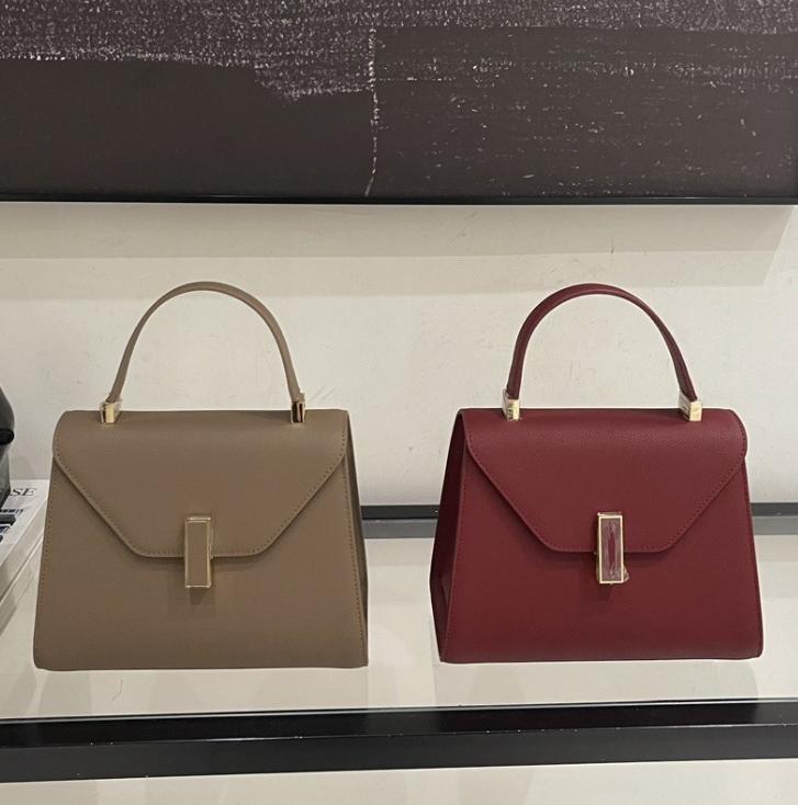 Geantă cu model de palmier Geantă de mână high-end Geantă de damă din piele naturală Geantă pătrată mică la modă și versatilă Geantă casual de umăr simplu crossbody