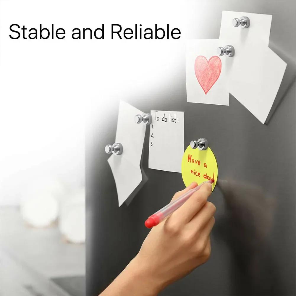 10pcs Magnetic Pins Neodymium Magnetic Thumbtacks for Whiteboard Cone Super Strong Fridge Pushpin Magnets Home Storage Tools