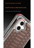 Apple iPhone 17 Pro Max Leather Snake Pattern Drop-Proof Retro Case