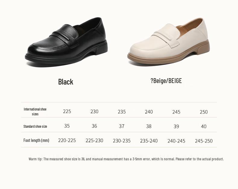 ZHR Damen Klassische Loafer mit klobigem Absatz aus Leder