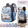 Capybara Cute Cartoon Pattern Children Large Capacity Backpack For School Use