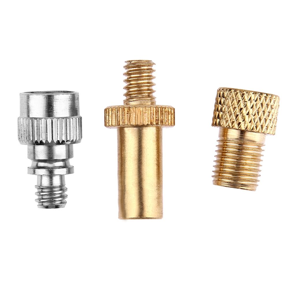 3pcs/set Bike Bicycle Presta to Schrader Valve Adapters+ Presta Valve Extension Wheel Tire Transfer Valve Adapter Bike Accessory Valve Stems 1
