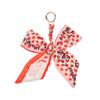 Elegantní stuha s mašlí a přívěskem na klíče od korejského měkkého hedvábného šátku, držák na klíče od auta, dámské tašky, přívěsky na klíče, doplňky pro dívky, dárky