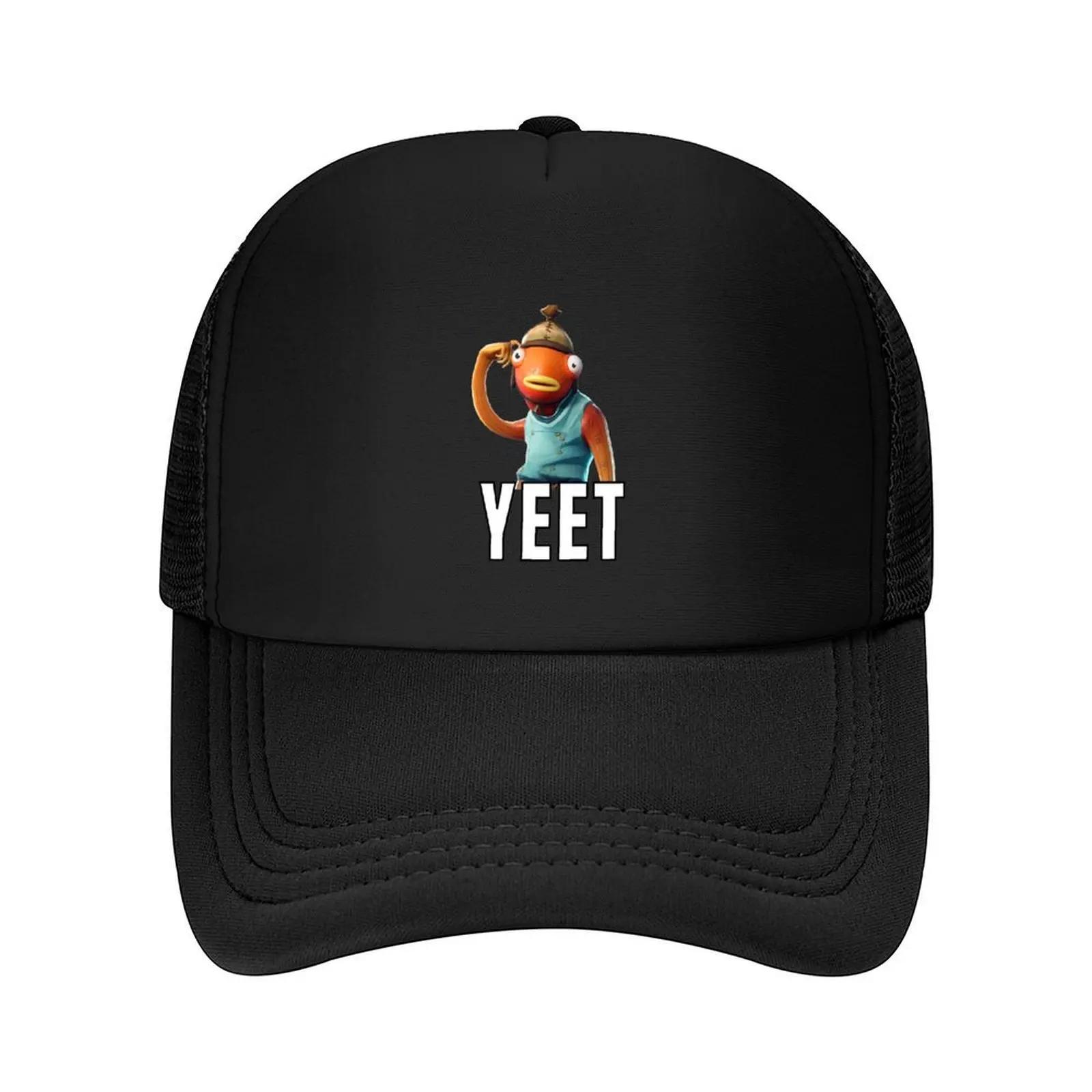 New FISHSTICKYEETFRENDSFUNNY Baseball Cap Ball Cap designer cap Luxury fun hats Caps Unisex Womens