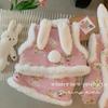 Girls' Jade Rabbit Tang Suit: Autumn/Winter Western-Style New Year Outfit
