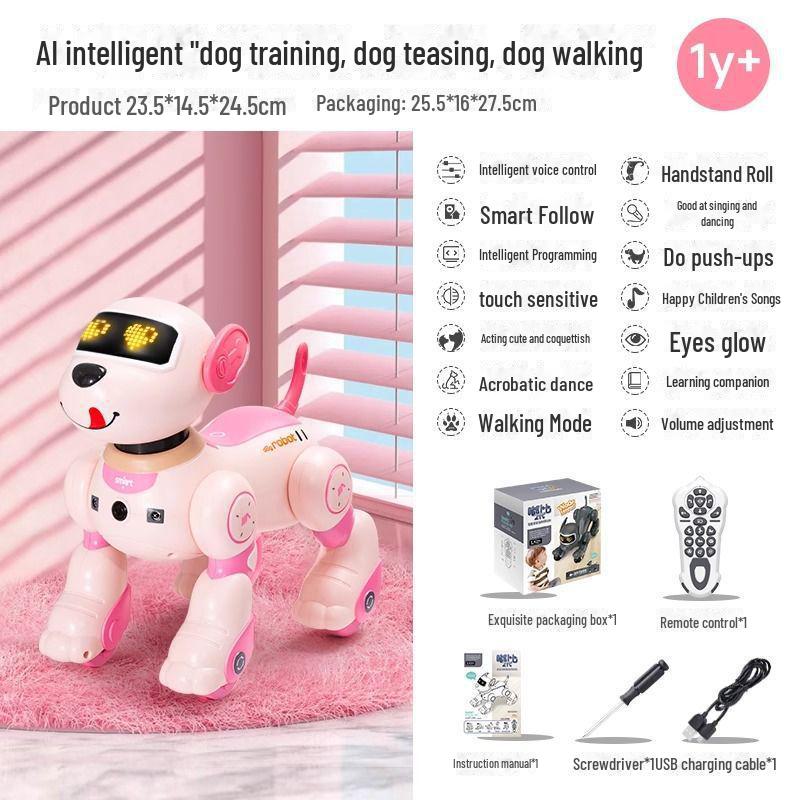 "Smart Educational Robot Dog Toy for Boys, Ages 1-3: Perfect New Year Gift"
