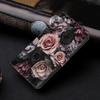 Rosa chinensis Jacq Motivo Antiurto Fessure per Carte Portafoglio in Pelle PU Custodia per Telefono per iPhone,Samsung,Huawei,Xiaomi,Moto,Oppo,Google,Nokia,LG,Oppo...