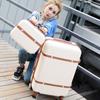 Retro Large Capacity Suitcase with Universal Wheels, Trolley Cabin Luggage for Men and Women