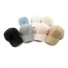 Women's Fluffy Plush Baseball Cap Winter Warm Faux Fur Peaked Hat Cute Solid Color Hard Top Teddy Fleece Cap
