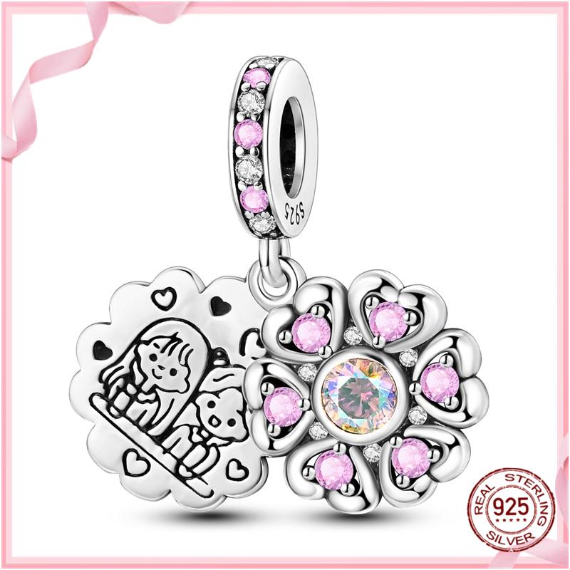 TOP Copper Pink Girls Skirt Cute Cat Charm Bead Charms Bead Charms Ideal For Womens Authentic Bracelets Copper Pendant Do It Yourself Jewellery Gift