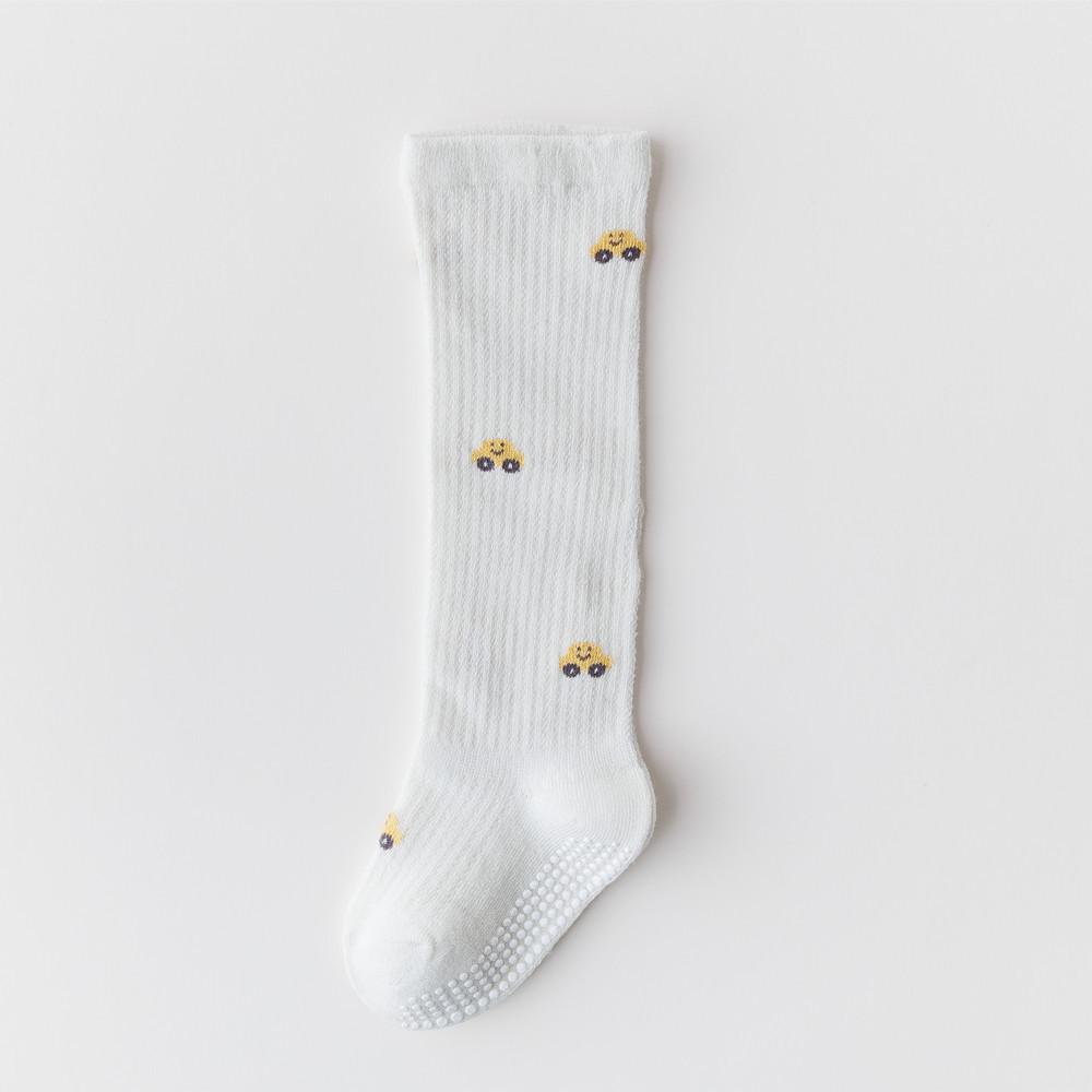Sommer Mesh Dünne Lockere Babystrümpfe Neugeborenen Babysocken Rutschfest Über dem Knie Anti-Mücken-Socke