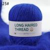 Filato di Pile di Visono a Pelo Lungo 50G Cappello Sciarpa Giacca Lavorati a Mano Moda Autunno Inverno Filato