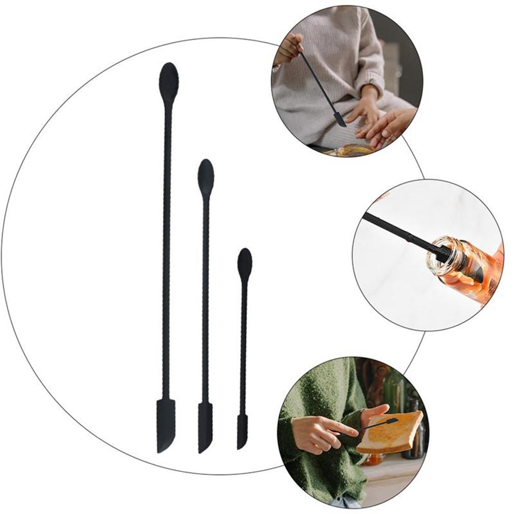 Silicone 1/3pcs Jar Butter Baking Pastry Cream Kitchen Accessories Spatulas Cake Tools Scrapers