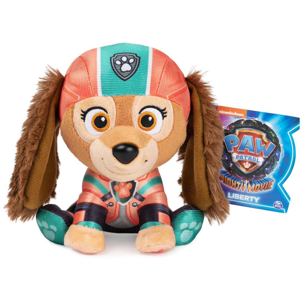 GUND PAW The Mighty Movie Liberty Stuffed Officially Licensed Plush Toy for Ages 1 and 6 Patrol Animal, Up,
