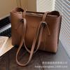 This Year's Popular Bag Women's Large-capacity 2025 New Autumn and Winter Versatile Casual Shoulder Bag Textured Commuter Tote Bag