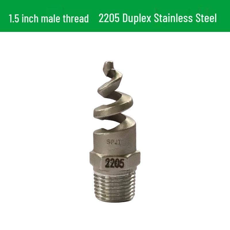Stainless Steel Anti-Clog Spiral Spray Nozzle for Cooling Tower & Fire Protection