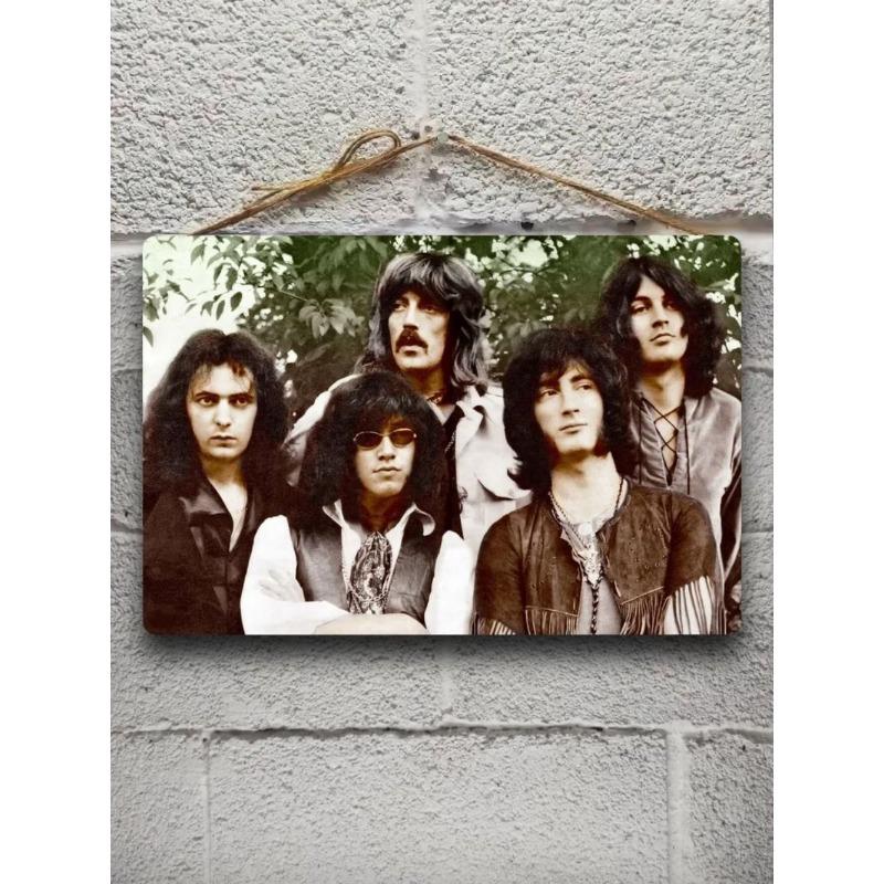 

Металевий постер Deep Purple, Подарунок музиканту Настінне мистецтво 20x30см