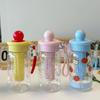 Stylish Cartoon Straw Cup with Tea Infuser for Students, Outdoor Portable