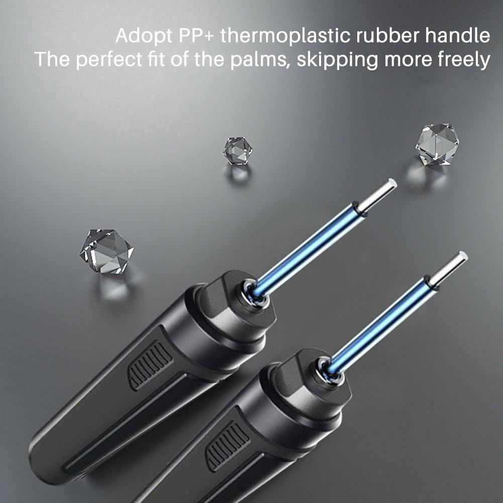 Verstellbares Sportseil mit Stahldraht-Springseil, Fitnessgeräte