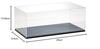 Kyosho Acrylic Display Case & Acrylic Base (Black) for 1/24 Scale Car Models (Diecast/Plastic Models) 7307